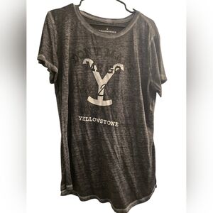 Yellowstone "Dont Make Me Go Beth Dutton" Grey Graphic Tee XL
